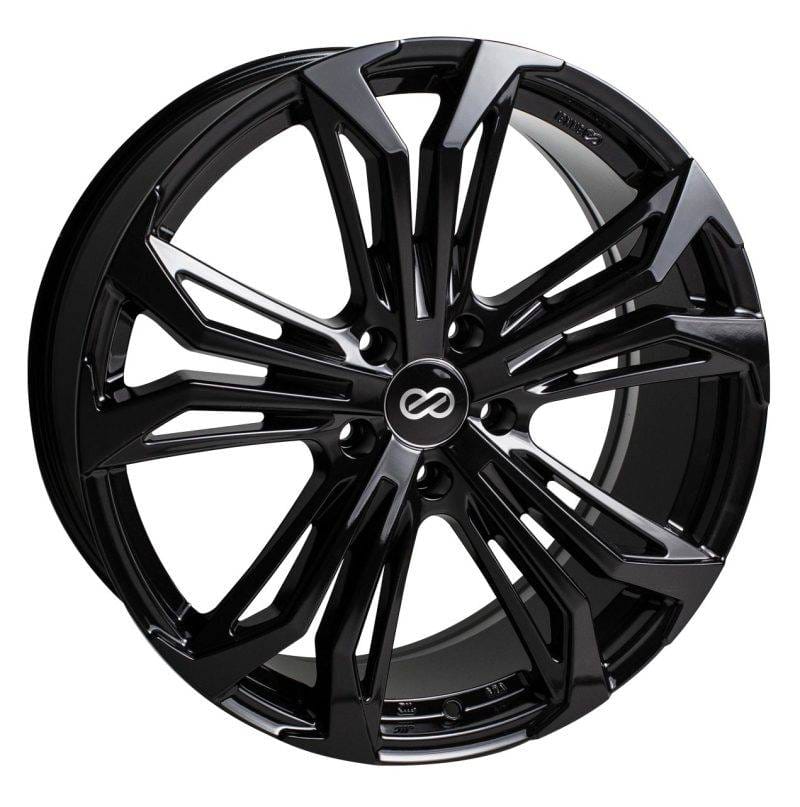 Enkei 510-775-6540BK Enkei Vortex 5 Wheel 17x7.5 40mm Offset 5x114.3mm Bore - Black thumbnail 2