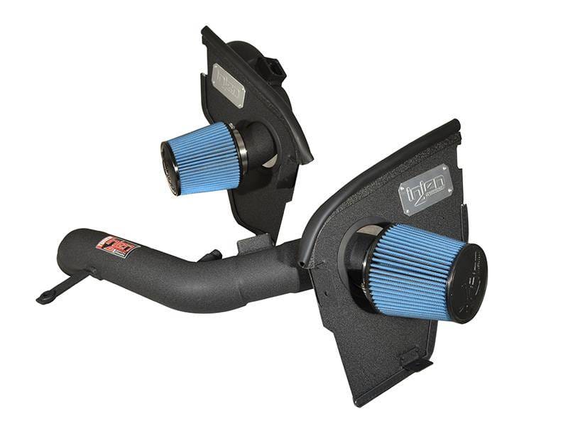 Injen SP1116WB Injen 2015 M3/M4 3.0L Twin Turbo Wrinkle Black Short Ram 2pc. Intake System w/ MR Technology - Fits 2015-2021 BMW M4, M2 thumbnail 2