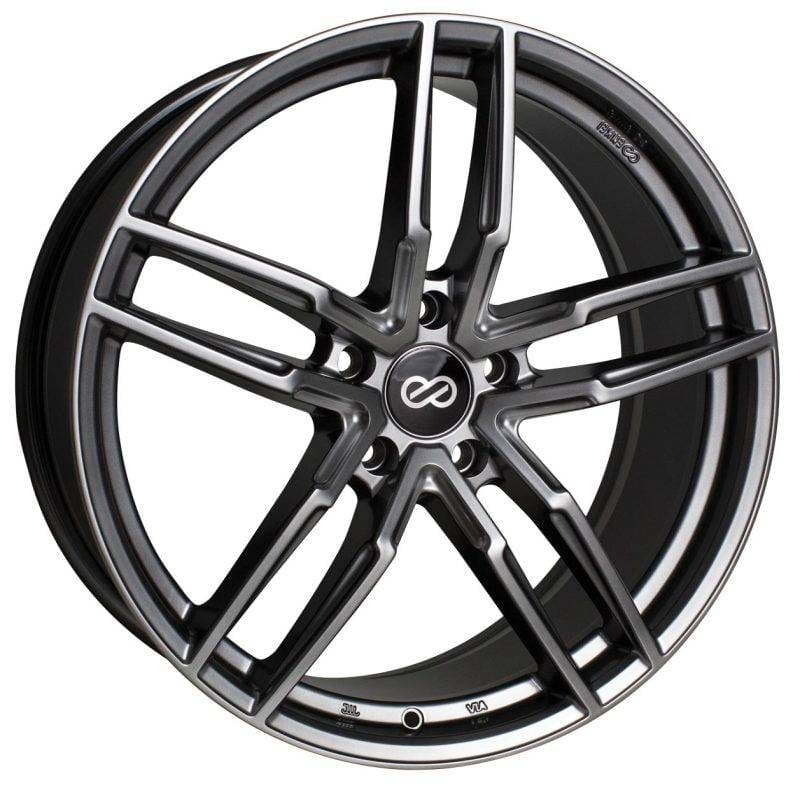 Enkei 511-880-5140GR Enkei SS05 18x8 5x110 40mm Offset 72.6mm Bore Hyper Gray Wheel thumbnail 2