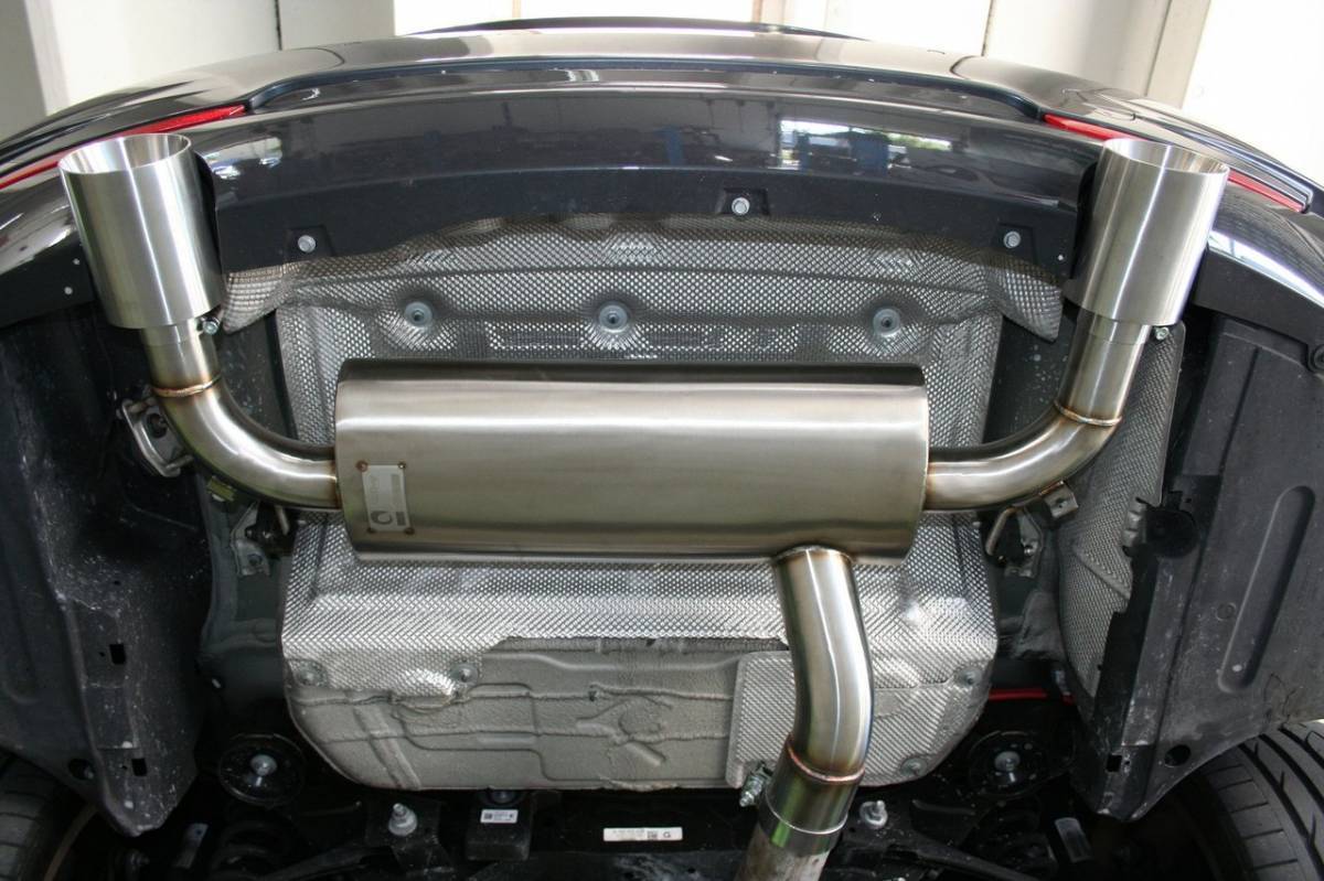 Active Autowerke Performance Rear Exhaust System for F22 M235i BMW 90mm Brushed Steel thumbnail 8