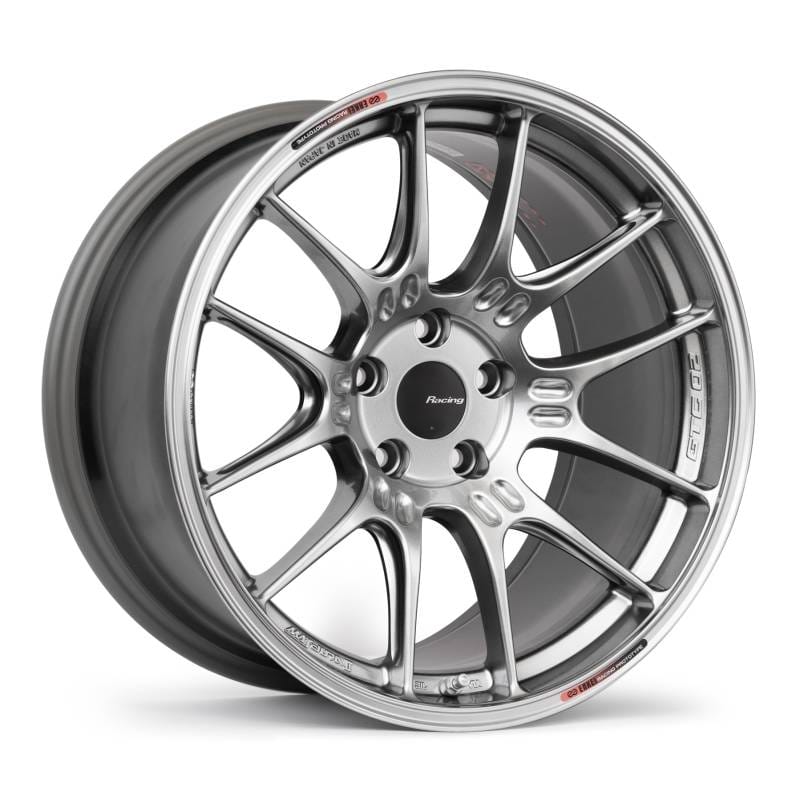 Enkei 534-780-4942HS Enkei GTC02 17x8 4x100  42 Offset 66.5mm Bore Hyper Silver Wheel thumbnail 2