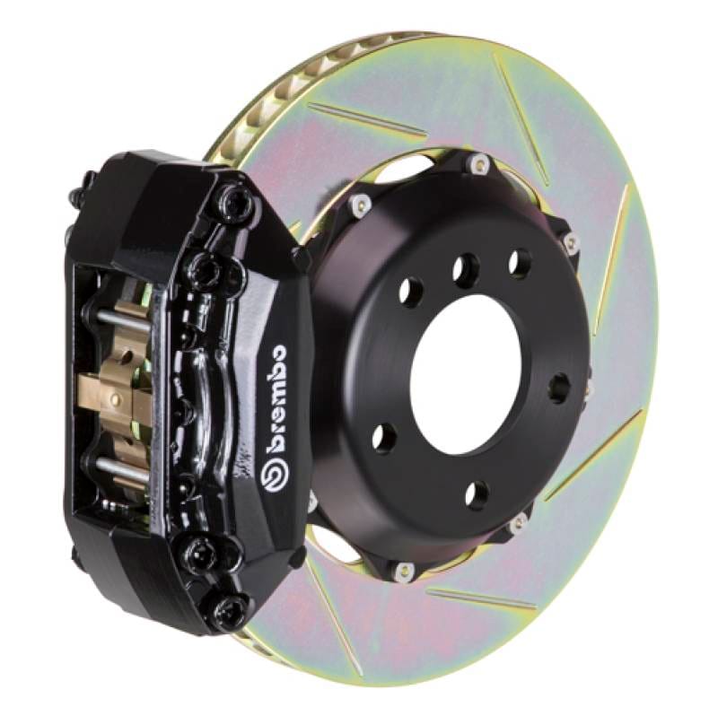 Brembo 1A2.6024A1 Brembo 05-10 Jetta Front GT BBK 4 Piston Cast 2pc 328x28 2pc Rotor Slotted Type1-Black thumbnail 2