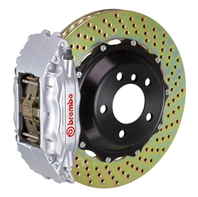 Brembo 1B1.8027A3 Brembo 00-02 CL500/03-05 S600/03-06 CL600 Fr GT BBK 4Pis Cast 2pc 355x32 2pc Rtr Drill-Silver thumbnail 2