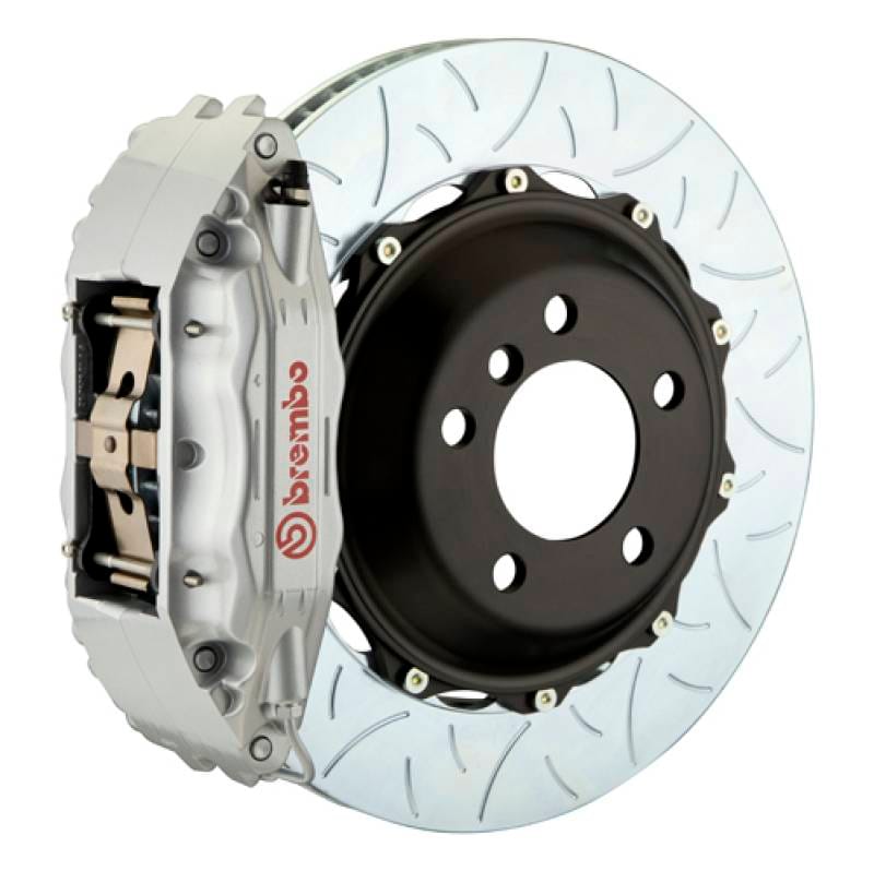 Brembo 1B3.8016A3 Brembo 05-08 997.1 C2 (Excl PCCB) Fr GT BBK 4Pis Cast 2pc 355x32 2pc Rotor Slotted Type3-Silver thumbnail 2