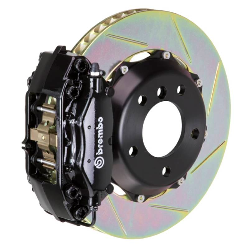 Brembo 1C2.6002A1 Brembo 05-11 Elise Excl 4-Caliper Equipped Fr GT BBK 4Pist Cast 2pc 328x28 2pc Rtr Slot Type1-Black thumbnail 2