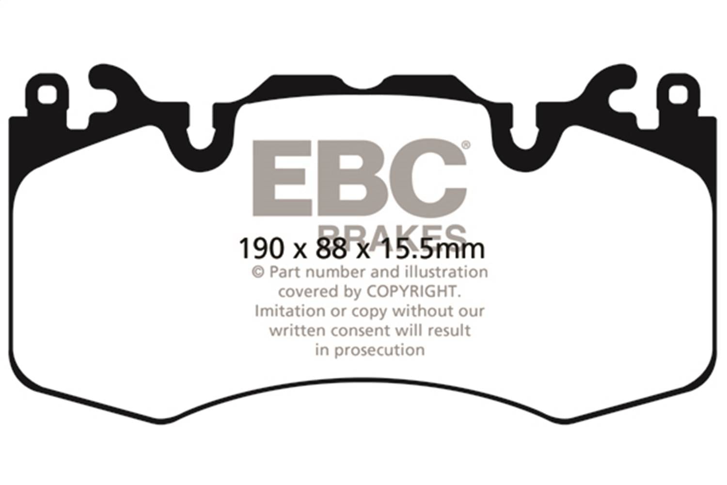 EBC Brakes S15KF1098 EBC S15 Brake Pad and Rotor Kit - Fits 2012-2022 Land Rover Range Rover, Range Rover Sport thumbnail 2