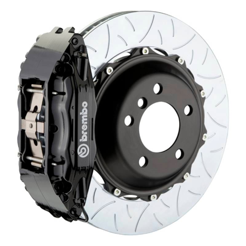 Brembo 1H3.8015A1 Brembo 15-21 GTI Front GT BBK 4 Piston Cast 2pc 355x32 2pc Rotor Slotted Type3-Black thumbnail 2