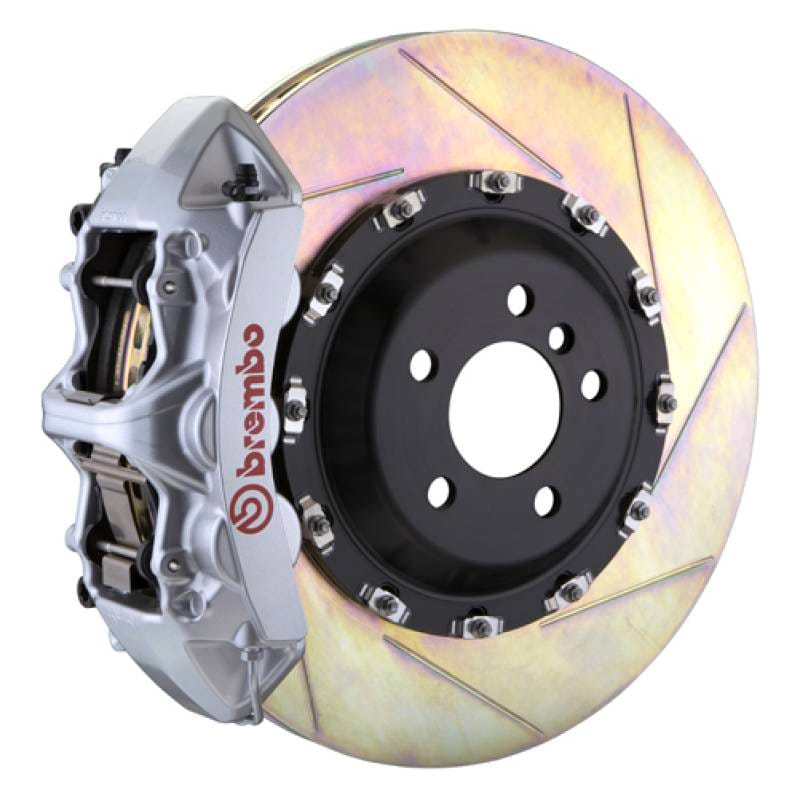 Brembo 1L2.9503A3 Brembo 10-19 Ghost Front GT BBK 6 Piston Cast 411x34 2pc Rotor Slotted Type-1-Silver thumbnail 2