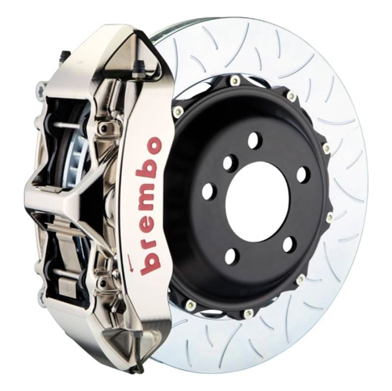 Brembo 1L3.9003AR Brembo 01-04 996 C4S Front GTR BBK 6 Piston Billet 380x34 2pc Rotor Slotted Type3-Nickel thumbnail 2