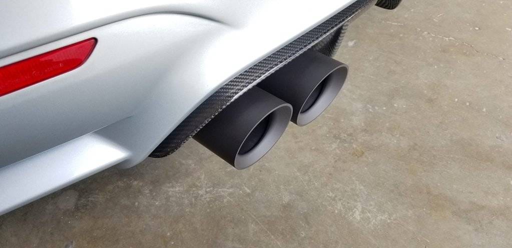 Burger Motorsports Angle Cut Billet Exhaust Tips (set of 4) for BMW F8x M3/M4 thumbnail 3