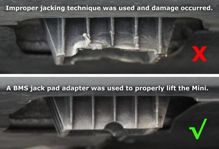 Burger Motorsports Jack Pad Adapter for MINI Cooper thumbnail 5