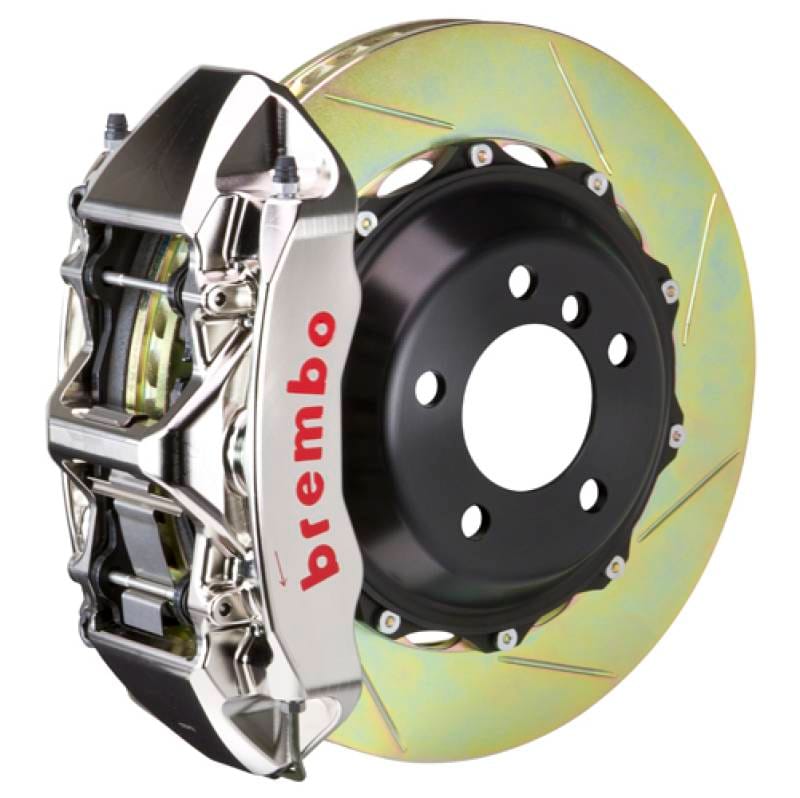 Brembo 1M2.8036AR Brembo 08-14 C-Class (Excl 4MATIC/AMG) Fr GTR BBK 6Pis Billet 355x32 2pc Rtr Slot Type1-Nickel thumbnail 2