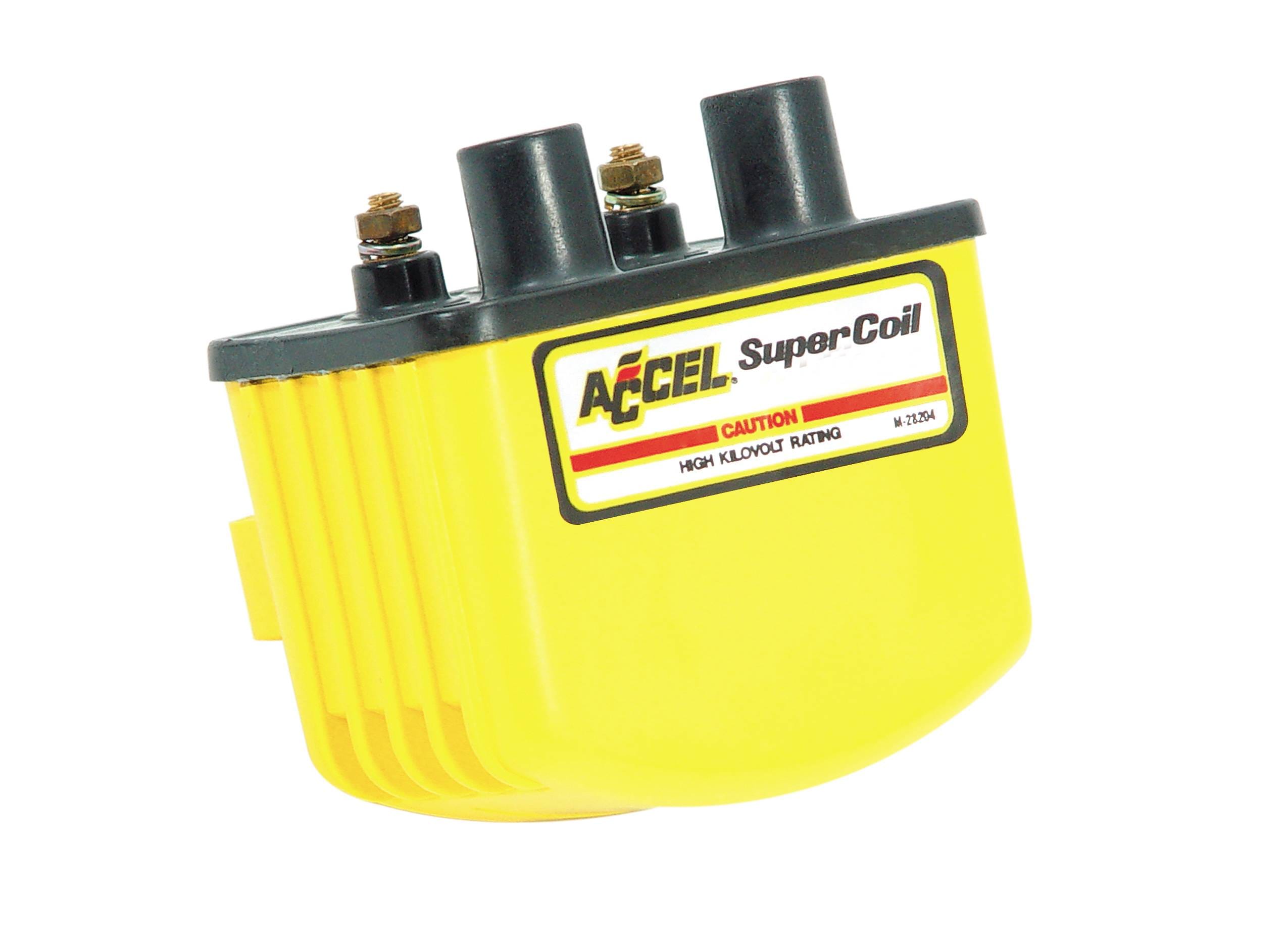 BDDP 140408 Ignition Coil - Super Coil - 3.0 Ohms Res - Yellow