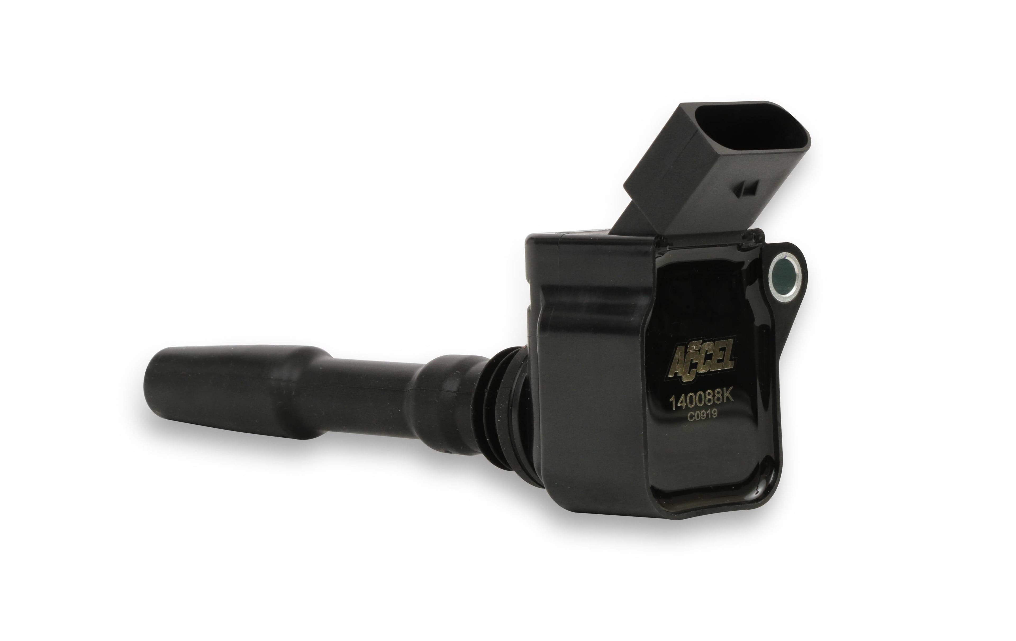 BDDP 140088K Accel Ignition Coils - 2014-2019 VW/Audi 1.8/2.0L Engines, Individual, Black - Fits select 2014-2019 Audi, Volkswagen applications thumbnail 2