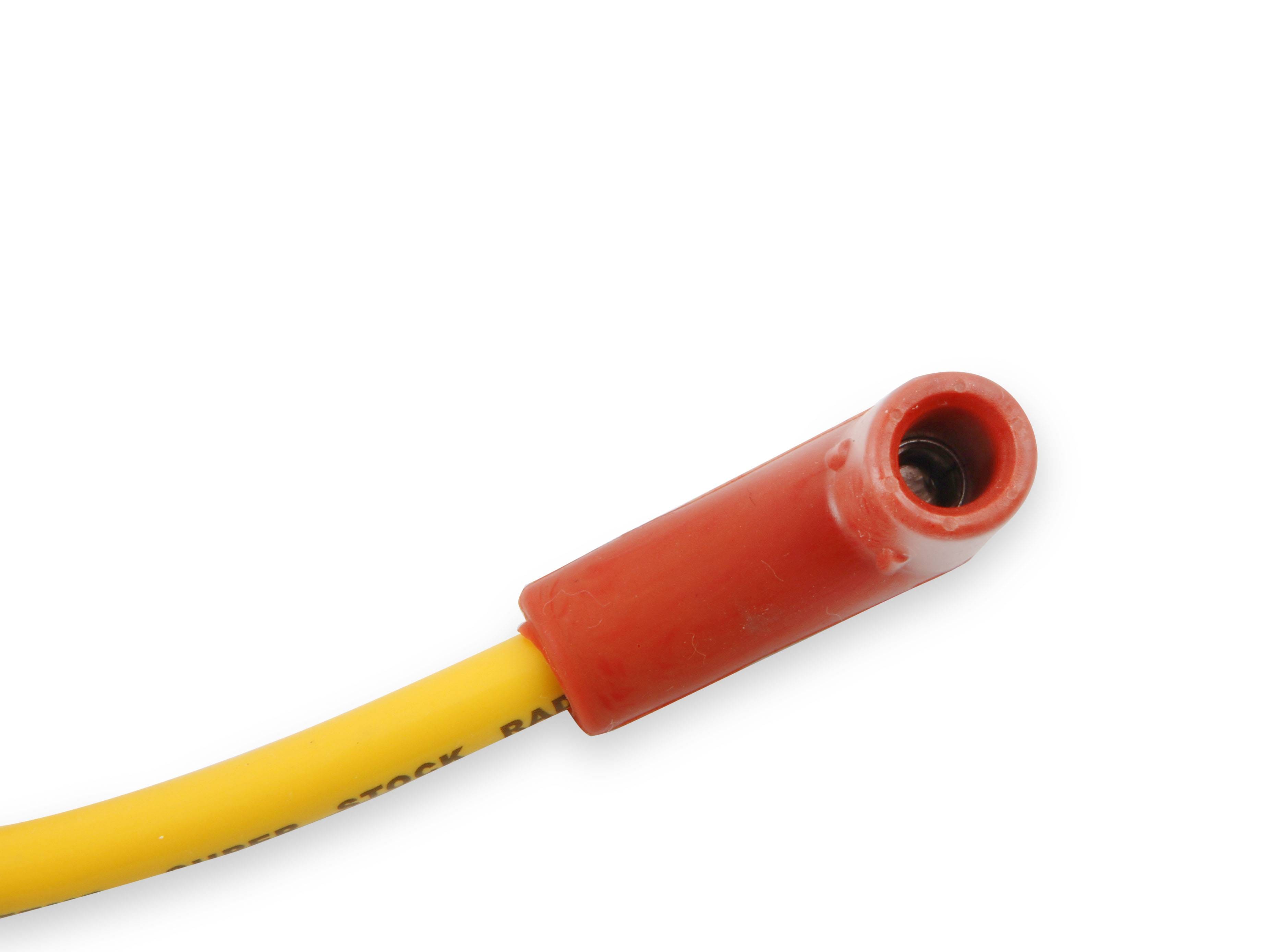 BDDP 170500 Single Wire Replacement Kit- Staight and 90° Spark plug boots- Universal- Yellow thumbnail 6