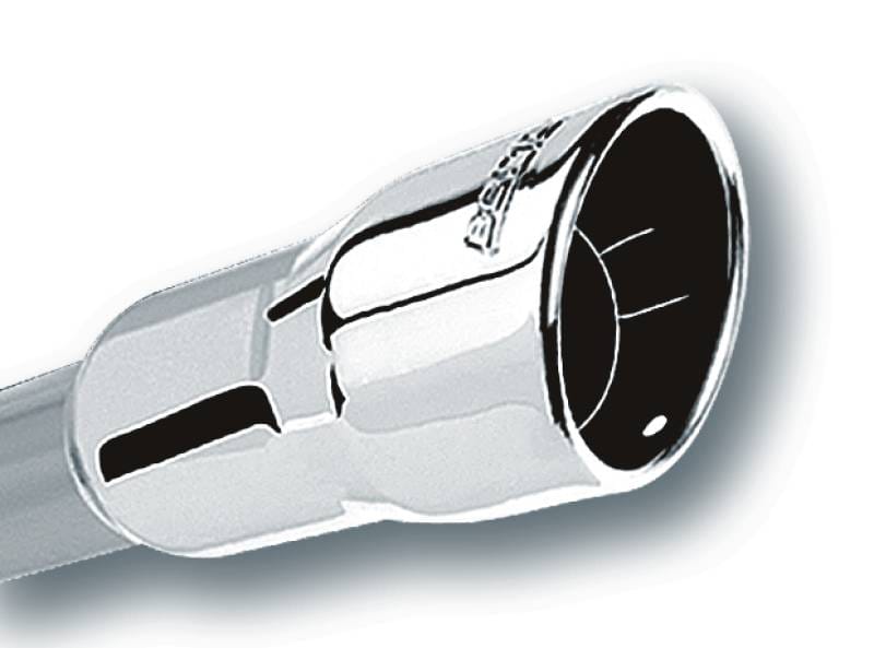 Borla 20237 Borla 2.25in Inlet 3.5in Round Rolled Angle Cut Intercooled Outlet x 6.5in Long Embossed Tip thumbnail 5
