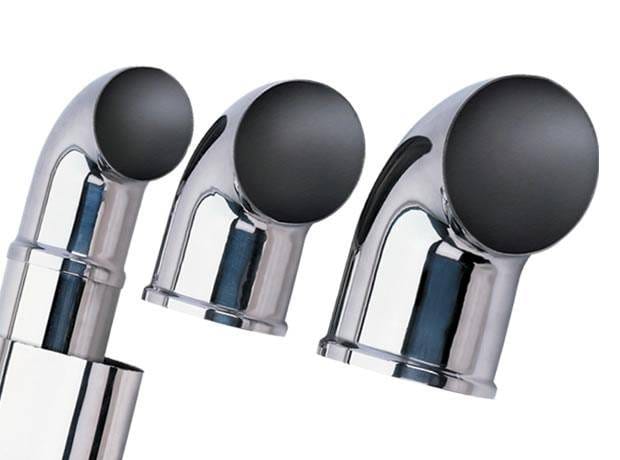 Borla 20140 Borla Universal Polished Tip Single Round Turndown/Turnout (inlet 3in. Outlet 3in) *NO Returns* thumbnail 6