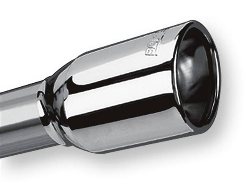 Borla 20153 Borla Universal Polished Tip Single Oval Rolled Angle-Cut w/Clamp (inlet 2 1/4in. Outlet 3 5/8 x 2 1 thumbnail 3