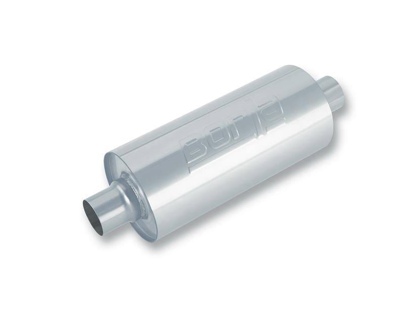 Borla 400024 Borla Universal Performance 2.5in Inlet/Outlet Stainless Racing Muffler thumbnail 2