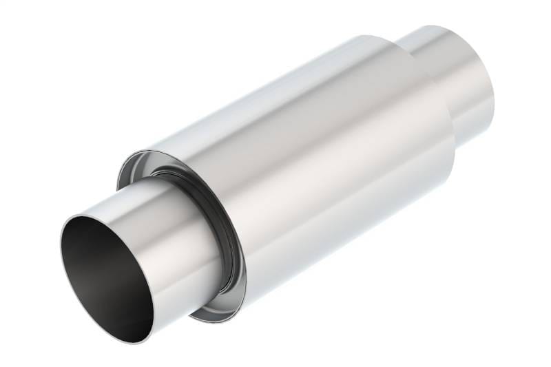 Borla 40004S Borla 3 -1/2in In/Out x 5in Round x 8in Long XR-1 Sportsman Shorty Racing Muffler thumbnail 2