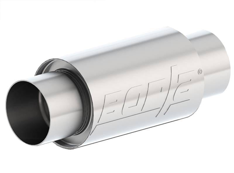 Borla 40004S Borla 3 -1/2in In/Out x 5in Round x 8in Long XR-1 Sportsman Shorty Racing Muffler thumbnail 4
