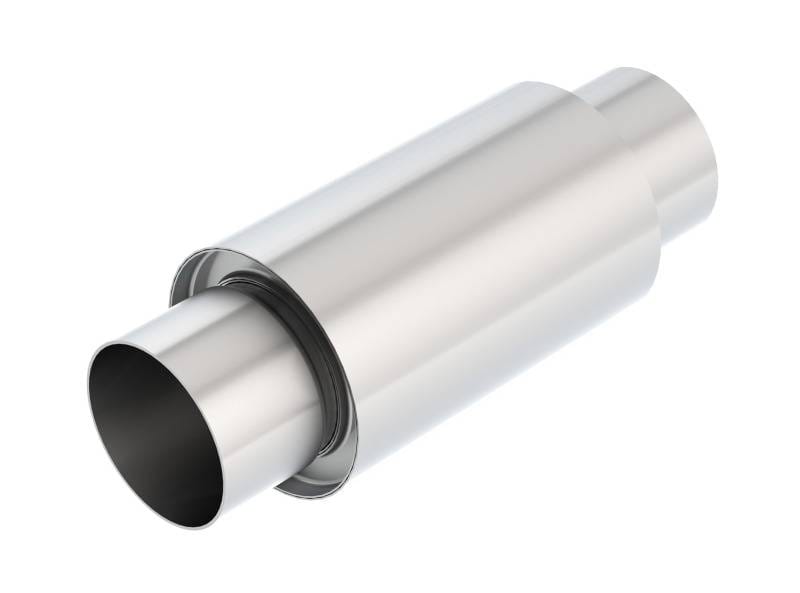 Borla 40004S Borla 3 -1/2in In/Out x 5in Round x 8in Long XR-1 Sportsman Shorty Racing Muffler thumbnail 5