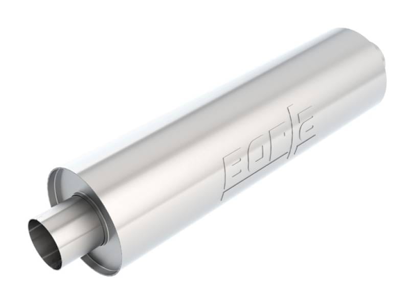 Borla 400436 Borla 3in In/Out 6.75in Diameter x 24in Turbo XL Muffler - Developed for Truck Applications thumbnail 4