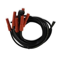 BDDP 7040 Spark Plug Wire Set - 8.8mm-300+ Ferro-Spiral Race - Universal- Vari-Angle Boots
