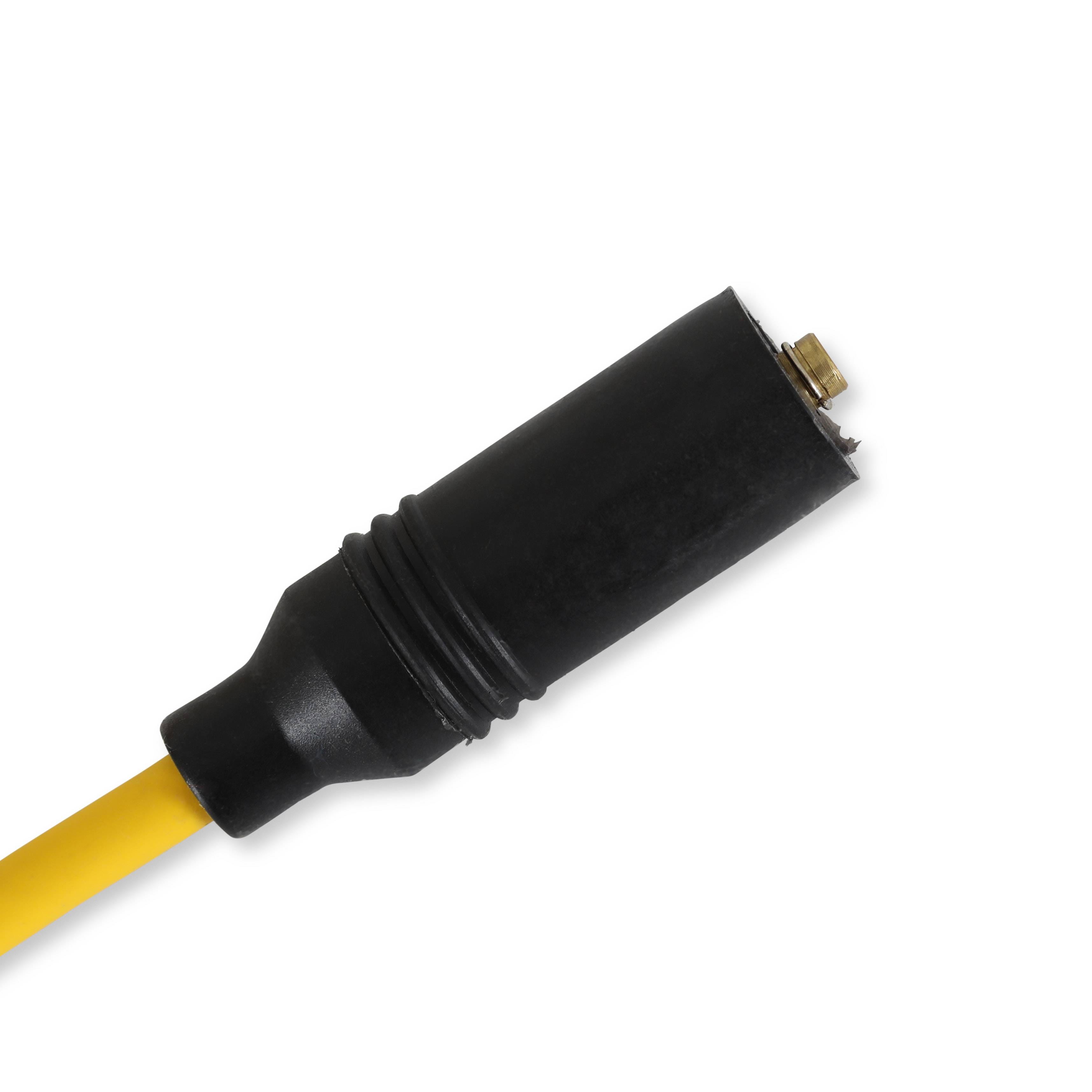 BDDP 5151 ACCEL Spark Plug Wire Set - Super Stock 7mm - Yellow - Fits select 1974-2012 Volkswagen models thumbnail 4