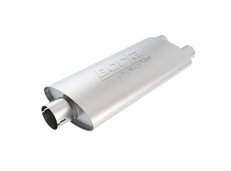 Borla 400486 Borla Universal Center/Dual Oval 3in In/2.25in Out 19in x 4in x 9.5in Notched PRO-XS Muffler thumbnail 6