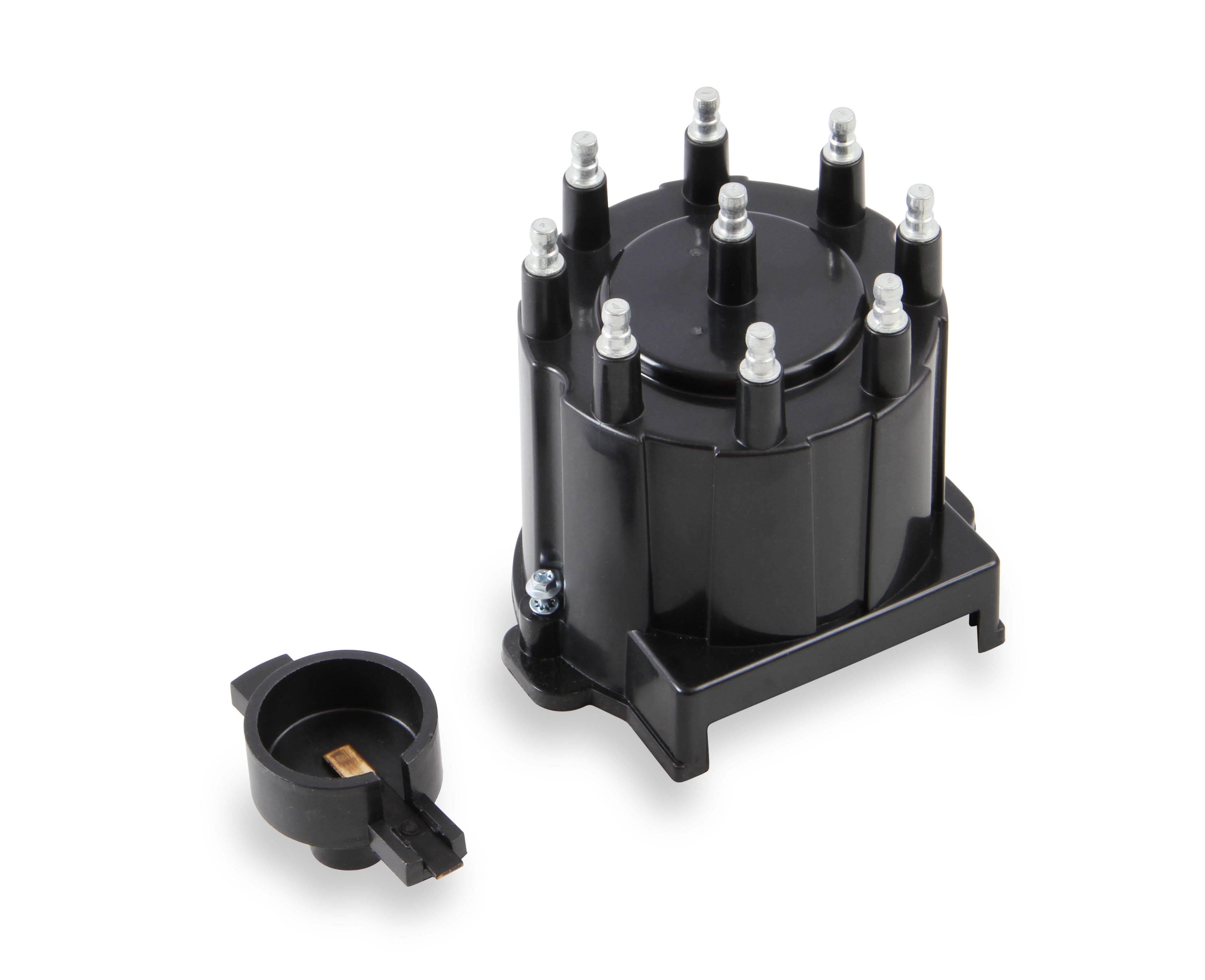 BDDP 8139 ACCEL Distributor Cap & Rotor Kit - HEI Style - Black