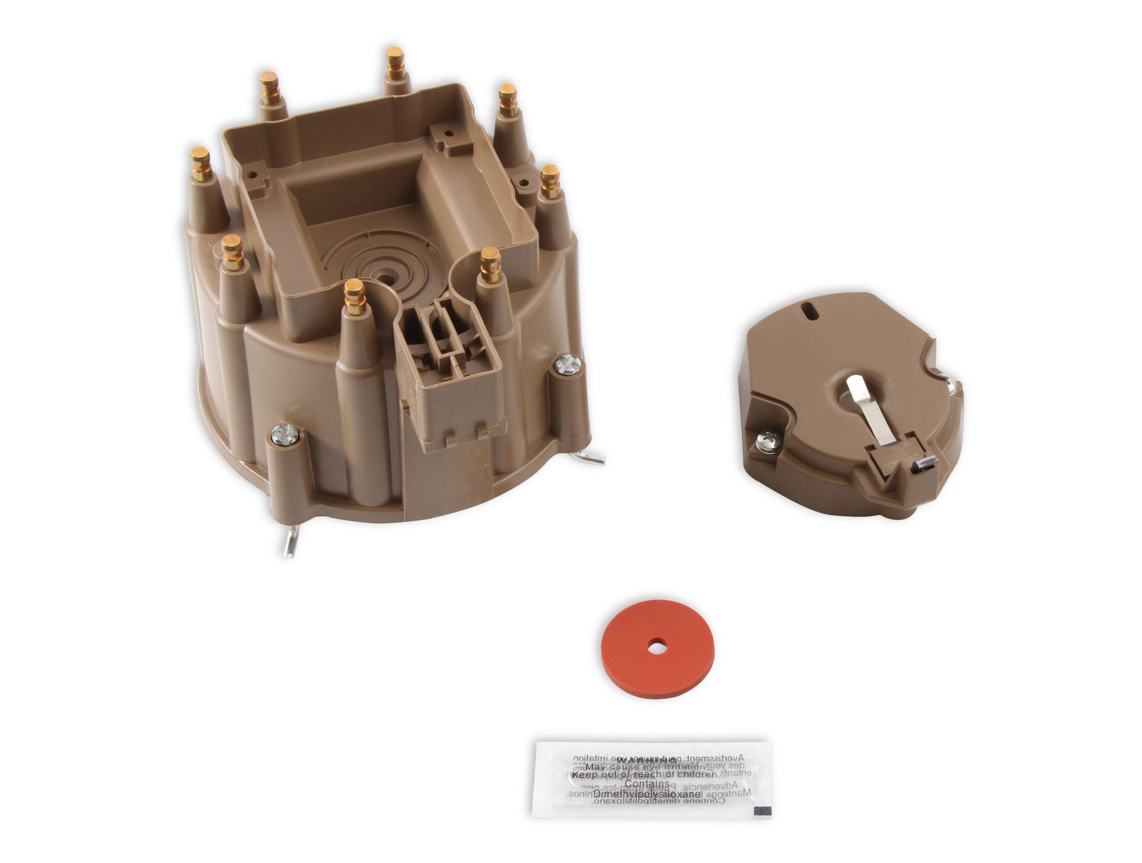 BDDP 8122 ACCEL Distributor Cap & Rotor Kit - HEI Style - Tan