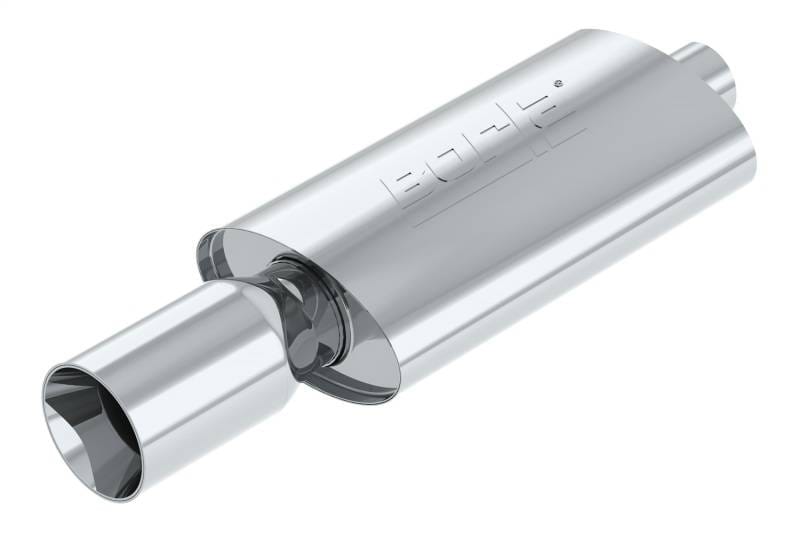 Borla 40057 Borla Boomer Muffler Thumper Oval 2-1/4in In 4in Side Round Out thumbnail 5