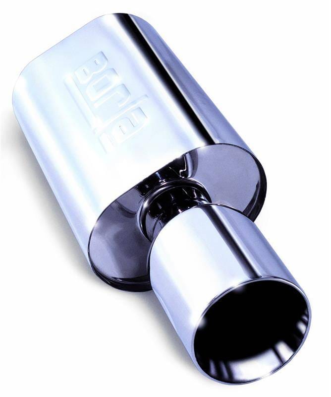 Borla 40061 Borla Wailtail Oval 2-1/4in x 5in Side Round Out Boomer Muffler thumbnail 2