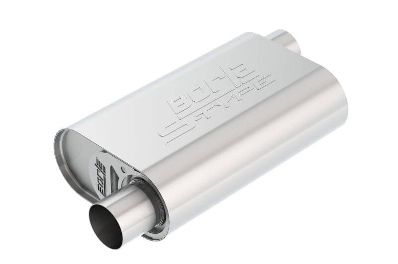 Borla 400773 Borla CrateMuffler SBC Hot 350/383 2.5in Offset/Center 14in x 4.35in x 9in S-Type Muffler thumbnail 2