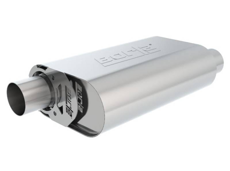 Borla 400835 Borla CrateMuffler Stock SBF 289/302 (Exc. Coyote) ATAK 2.25in Inlet/Outlet Oval Muffler thumbnail 5