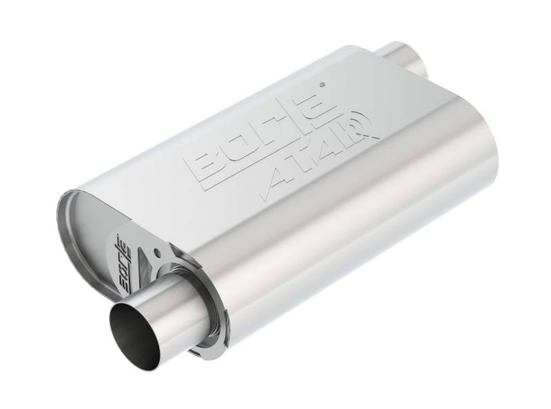 Borla 400774 Borla CrateMuffler Small Block Chevrolet ATAK 2.5in Offset/Offset 14inx4.35inx9in Muffler thumbnail 6