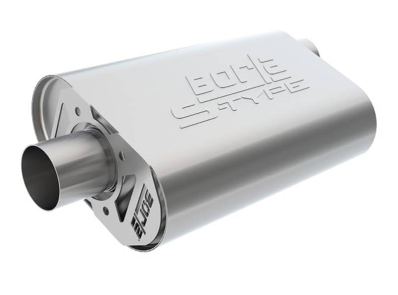 Borla 400849 Borla CrateMuffler SBC 283/327/350 2.25in Offset/Center 14in x 4.35in x 9in S-Type Muffler thumbnail 6