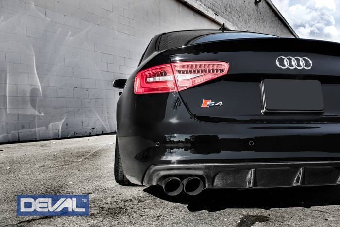 DEVAL Carbon Fiber Rear Diffuser for 2013-16 Audi A4 S-line B8.5 thumbnail 2