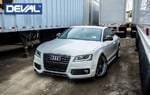 DEVAL Carbon Fiber Front Lip Spoiler for 2008-12 Audi S5/A5 S-Line B8 thumbnail 4
