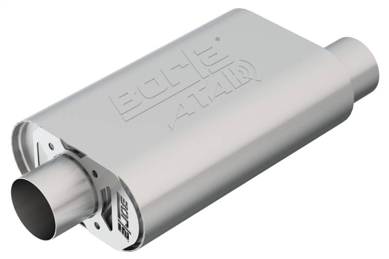 Borla 400844 Borla CrateMuffler SBC Hot 350/383 3 inch Offset/Center 14in x 4.35in x 9in Oval Muffler thumbnail 6
