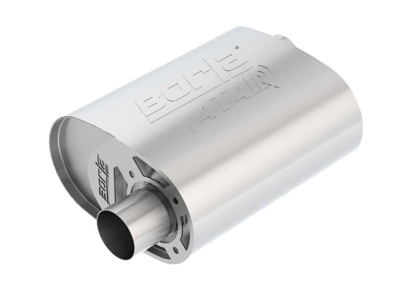 Borla 400858 Borla Crate Muffler Ford 5.0L Coyote ATAK Inside Diameter 2.5in Offset/outlet thumbnail 5
