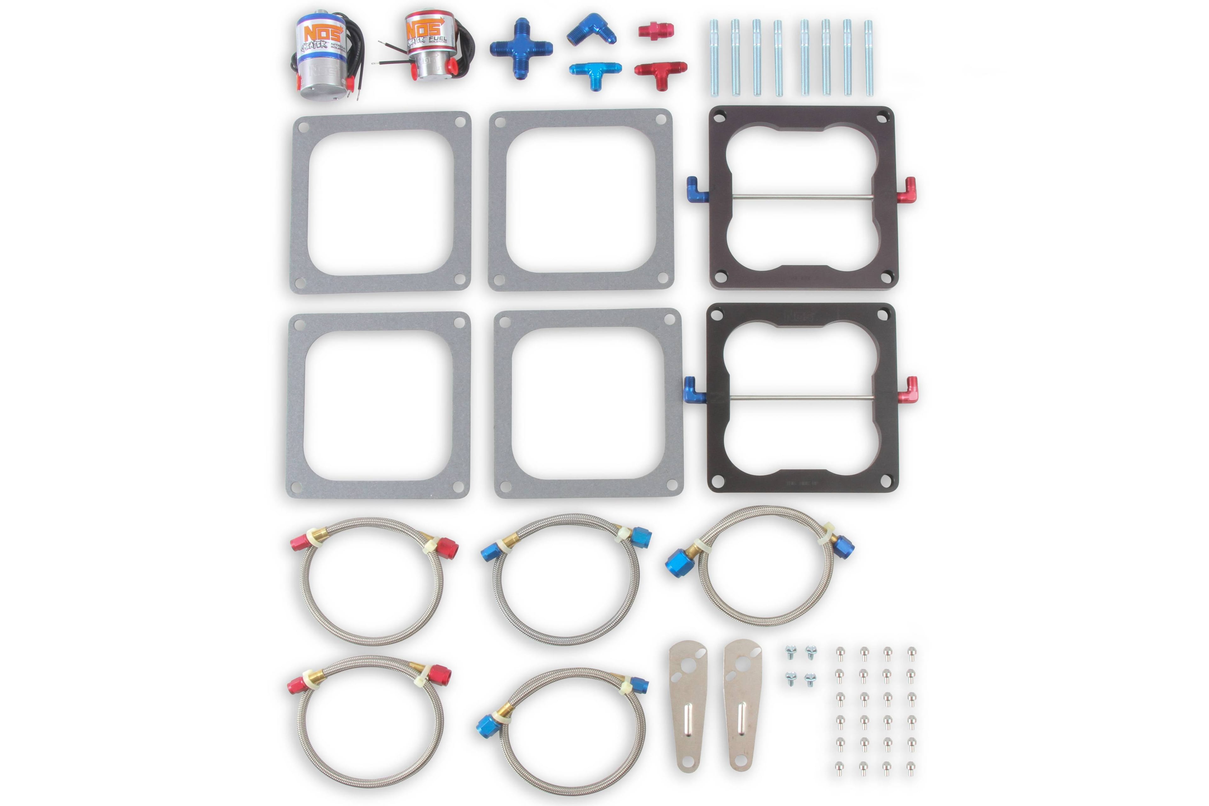 BHHV 02023NOS NOS Pro-Shot Fogger "Upgrade Kit"-Cheater Nitrous System,Dual 4500 Holley Flange thumbnail 28