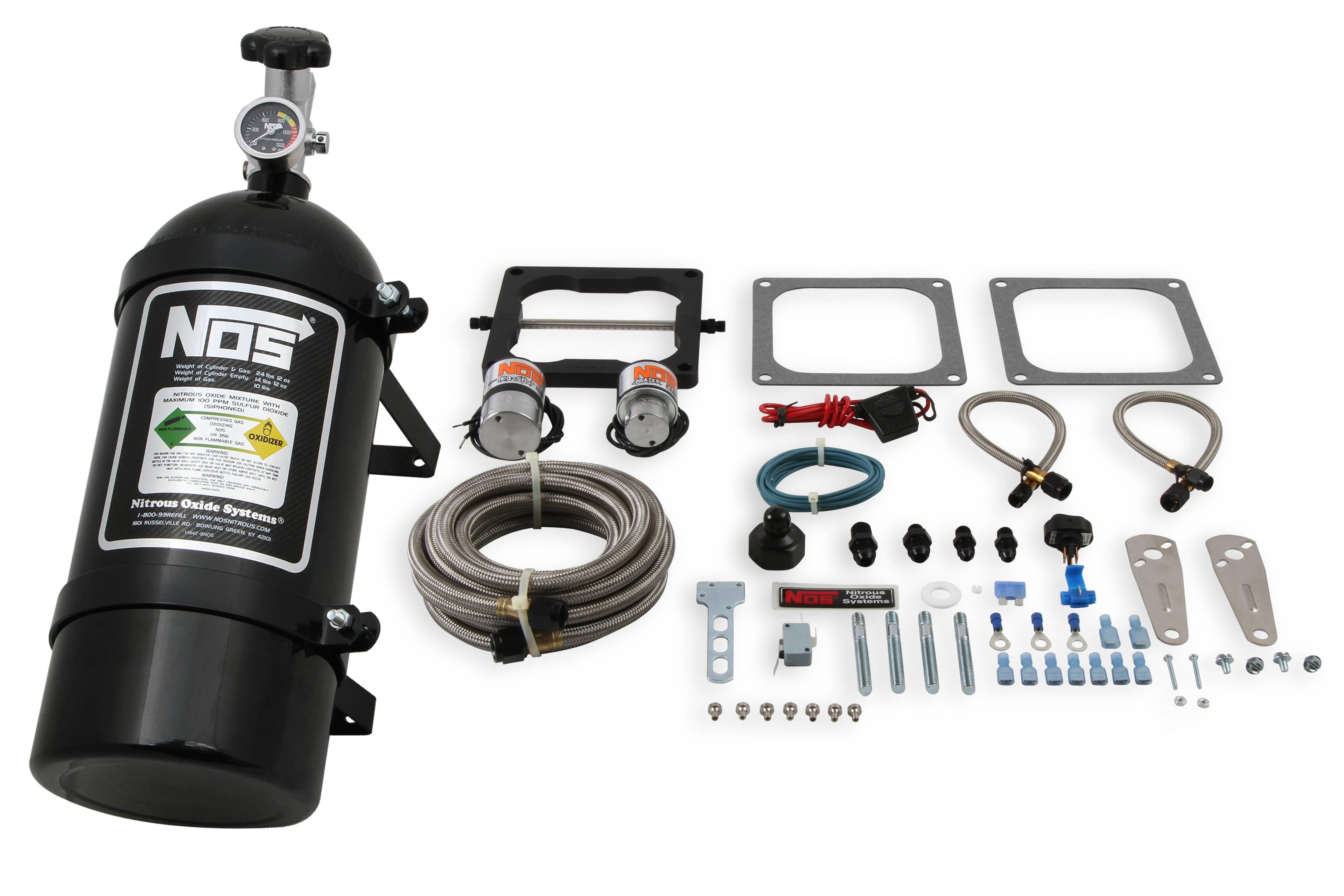 BHHV 02101BNOS NOS Big Shot Wet Nitrous System for 4150 4-Barrel Carburetor thumbnail 2