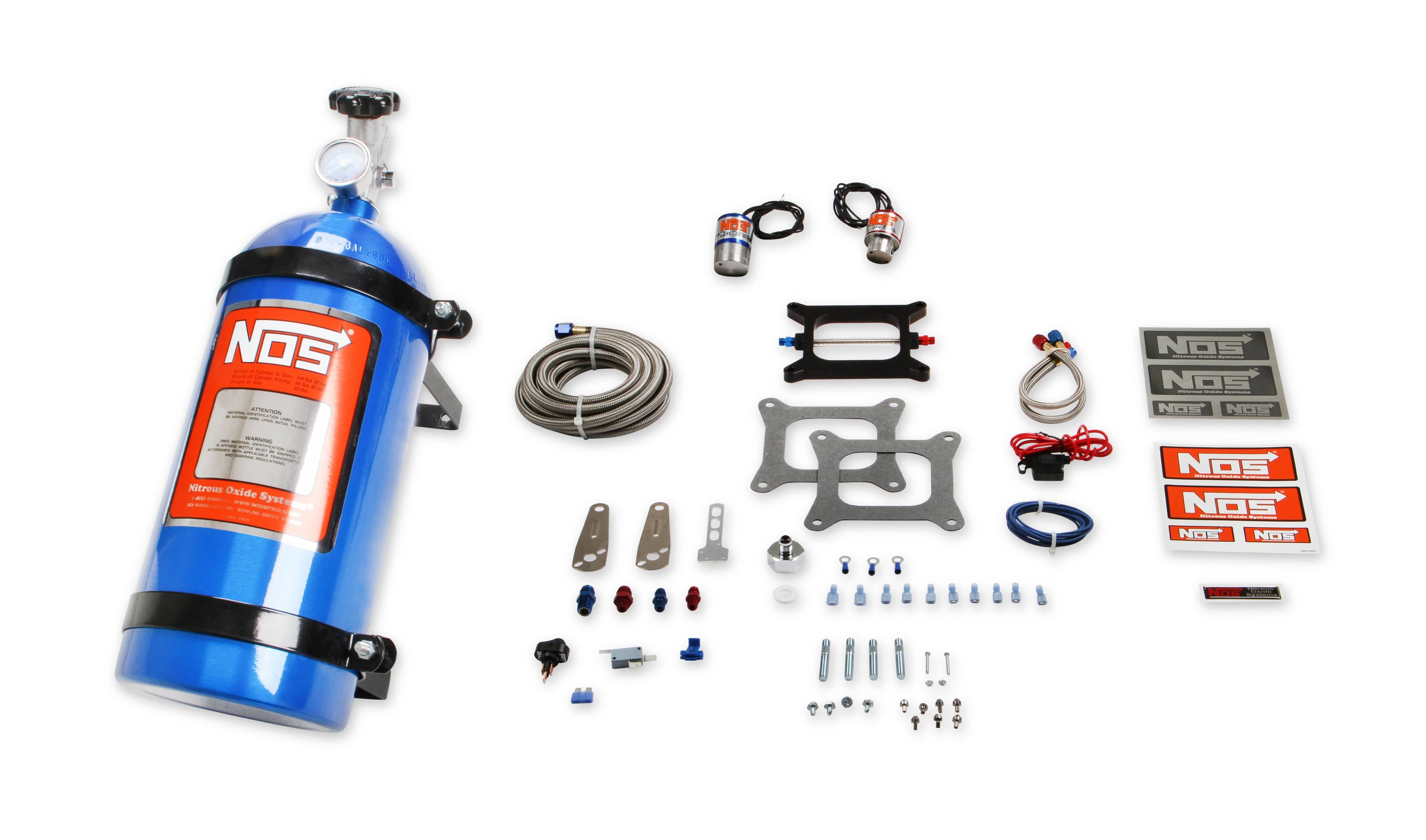 BHHV 02101NOS NOS Big Shot Nitrous System (Holley 4150 Flange) thumbnail 2