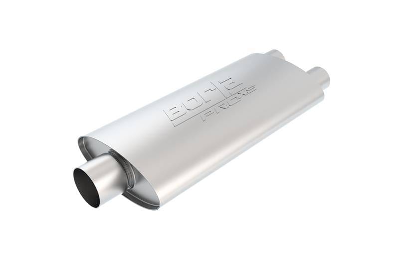 Borla 40349 Borla Pro-XS 3in, 2-1/2in, 19in x 9-1/2in x 4in Oval Cen/Dual Turbo XL Muffler thumbnail 2
