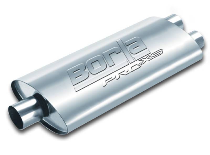Borla 40349 Borla Pro-XS 3in, 2-1/2in, 19in x 9-1/2in x 4in Oval Cen/Dual Turbo XL Muffler thumbnail 6