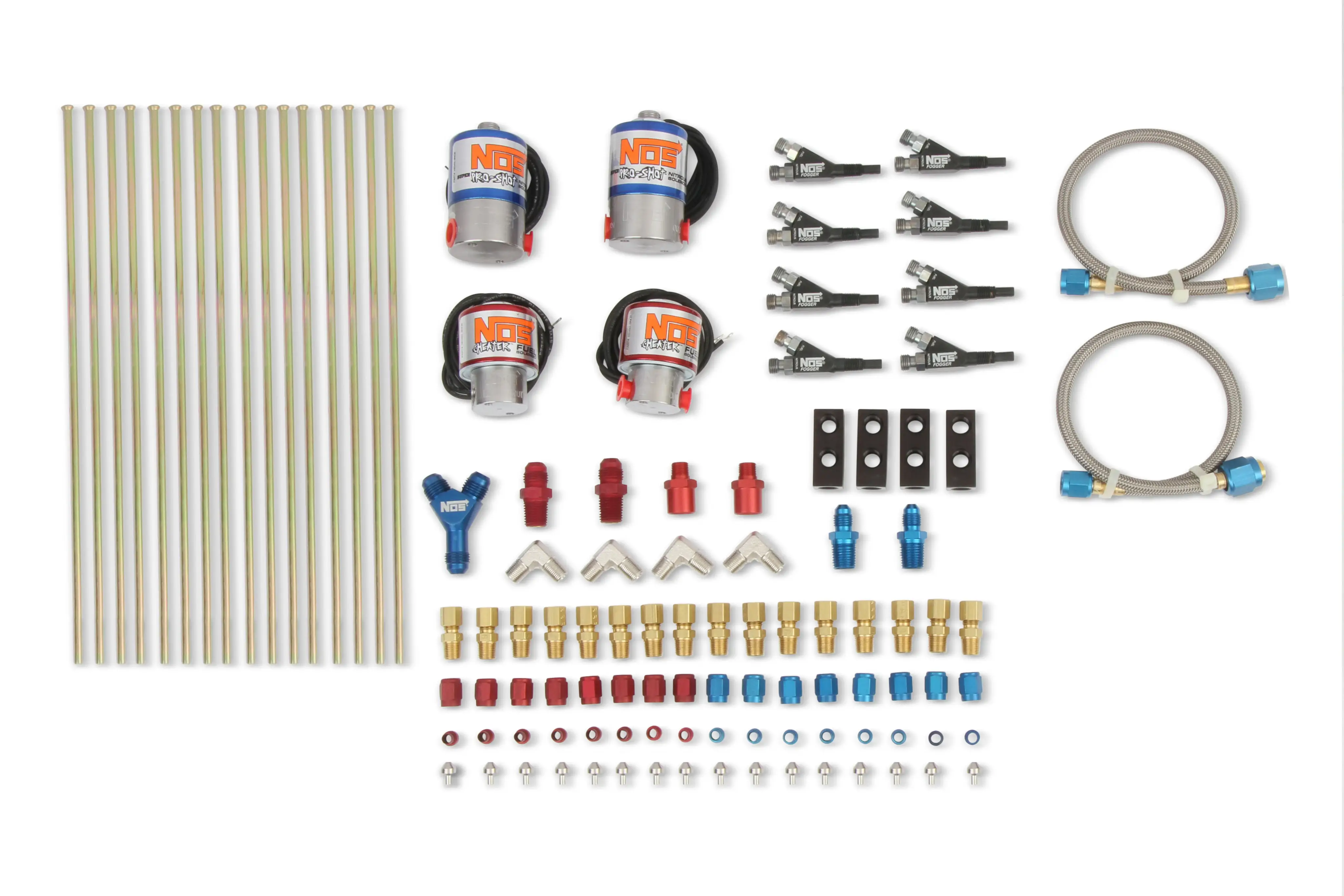 BHHV 02462-S-ENOS NOS Custom Nitrous Plumbing Kit Pro-Shot Fogger thumbnail 2