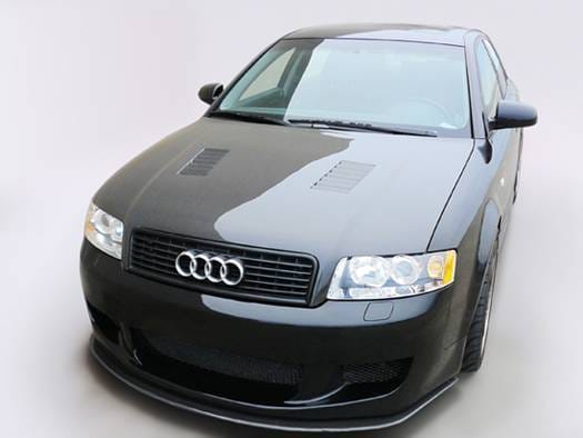 EuroGEAR Vented Carbon Fiber Hood for Audi A4 / S4 B6