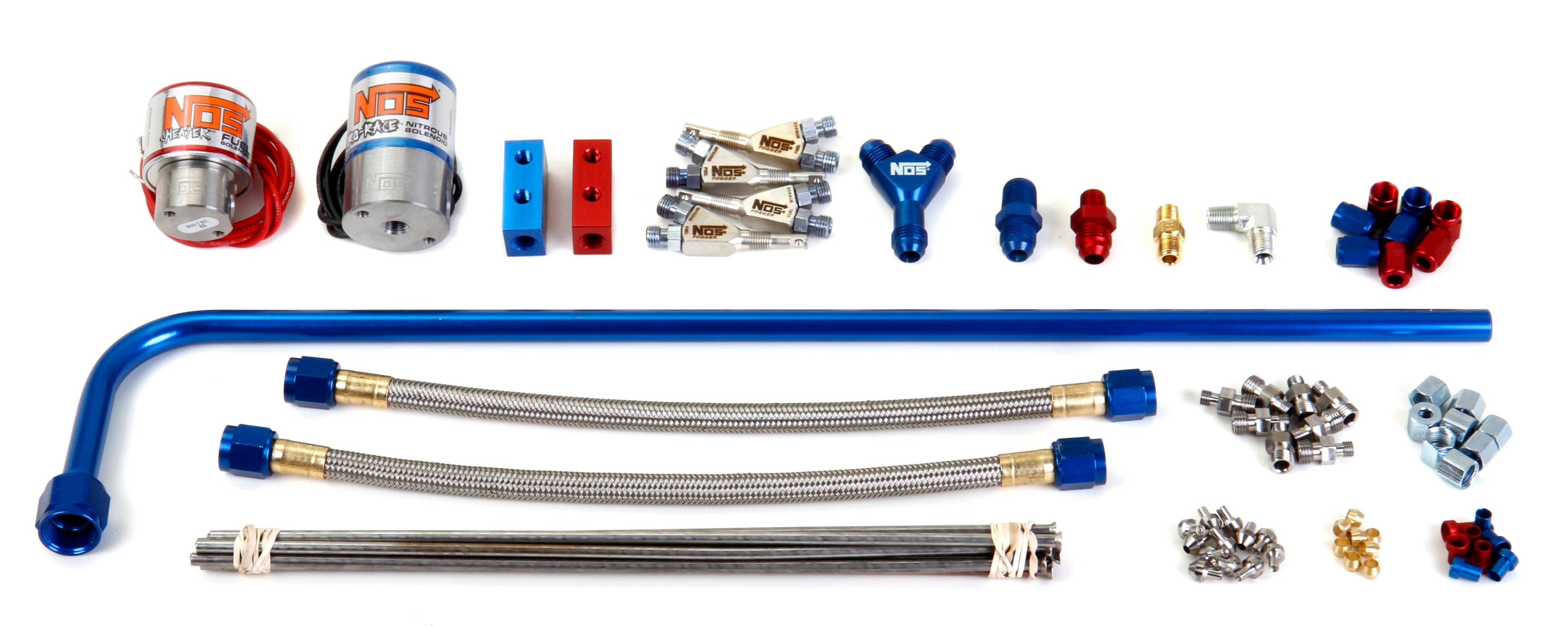 BHHV 04468NOS NOS Pro Race Fogger "Professional" Nitrous System -4 cylinder,Soft Plume Nozzles thumbnail 2